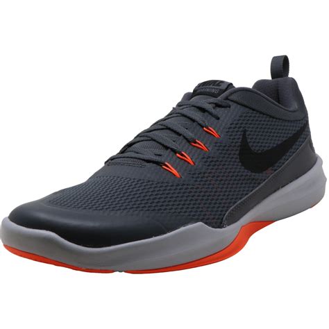 Mens Nike Grey and Orange Shoes 